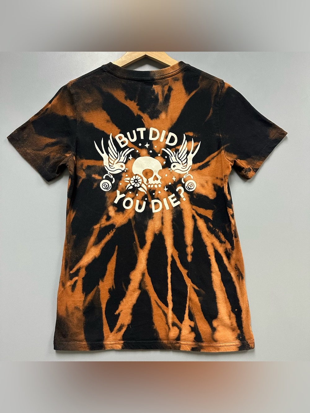 Chicyeh American Traditional Tattoo But Did You Die graphic Tee Mens Med Tie-Dye